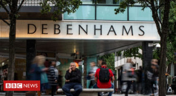 Debenhams sales tumble over Christmas